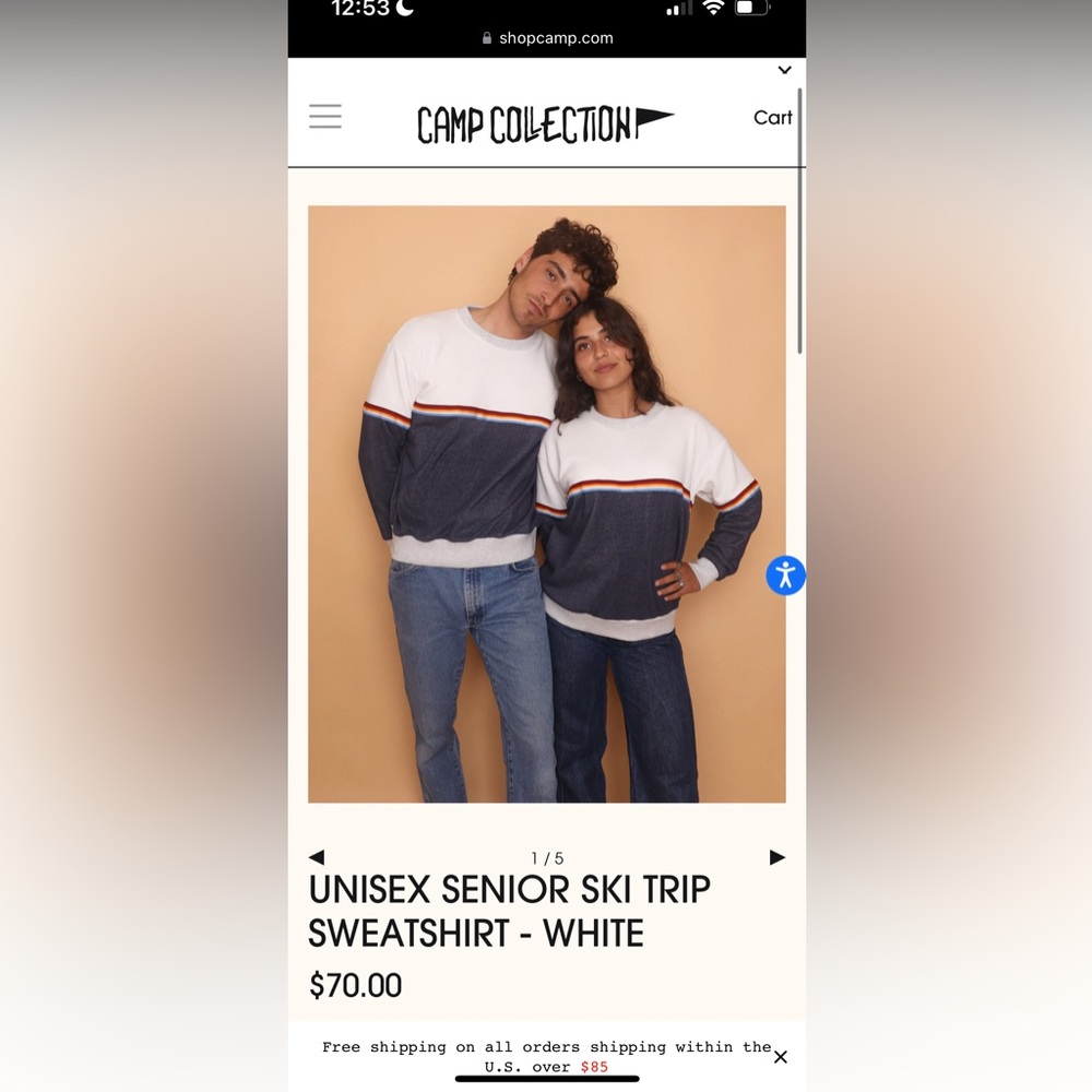 Camp Collection Senior Ski Trip Sweatshirt